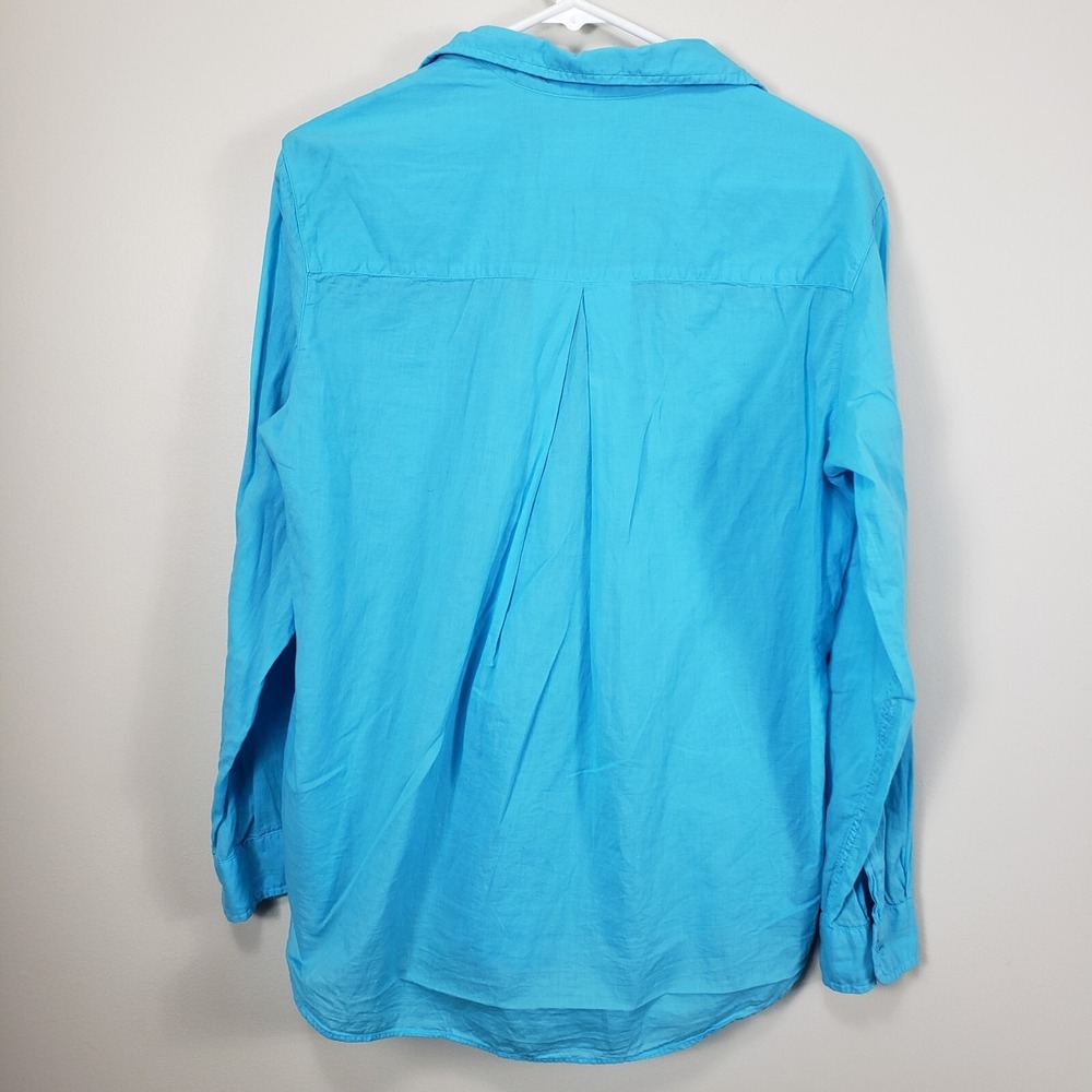 Grayson The Hero Blue button down shirt size 02 Small Cotton Womens - Picture 2 of 9